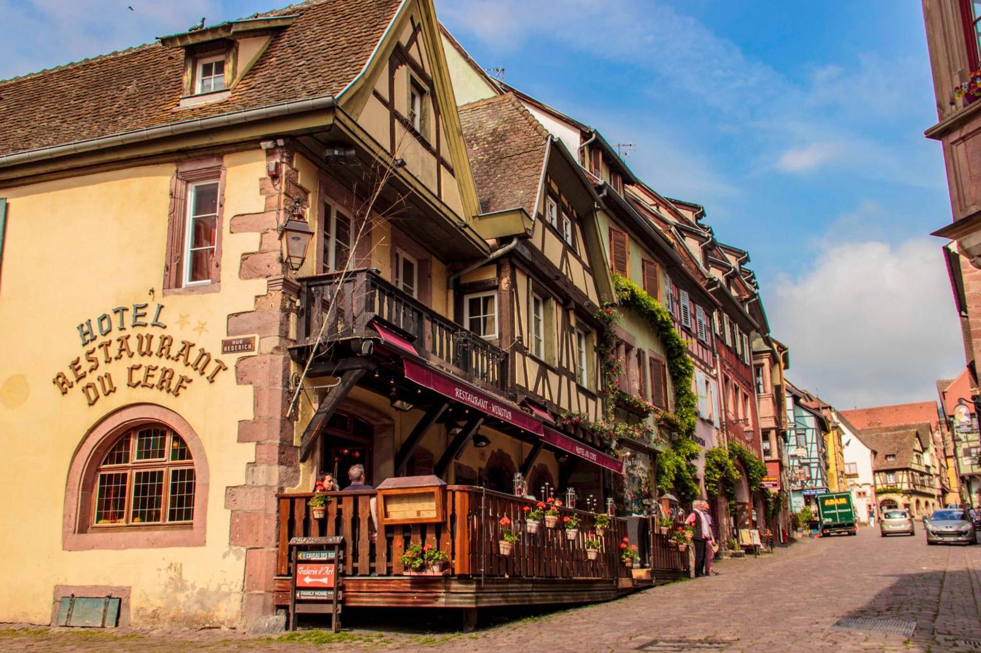 Hotel Au Cerf Riquewihr Eksteriør bilde